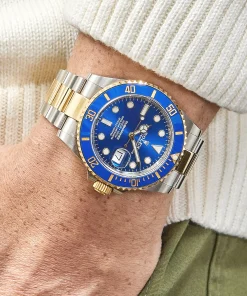 Alternative view of Rolex Submariner Date 126613LB Stainless Steel Yellow Gold Blue Dial 41 MM