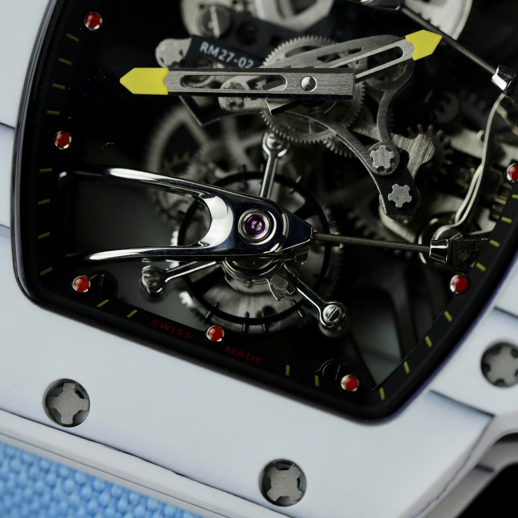 Richard Mille 27-02 Replica 11 Rafael Nadal Tourbillon Blue Nato Strap 42mm - Image 5