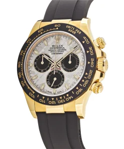 Alternative view of Rolex Daytona 116518LN Yellow Gold Meteorite Dial 40mm