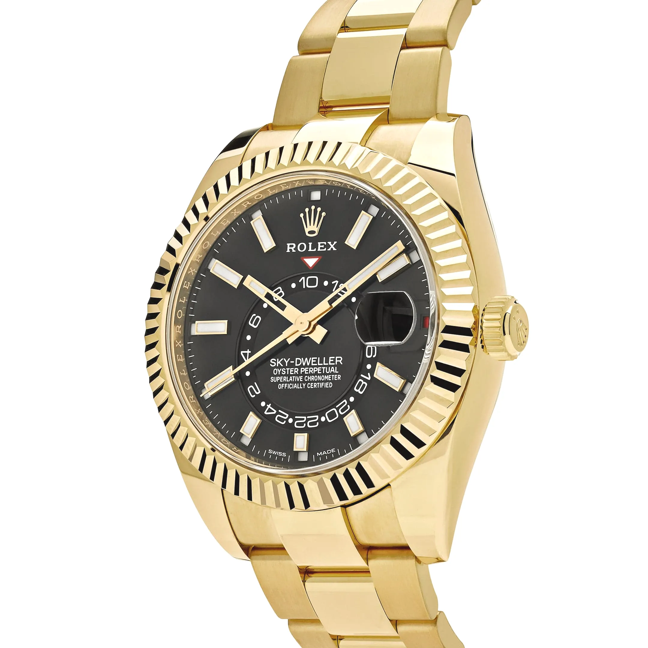 Rolex Sky-Dweller 336938 Yellow Gold Black Dial 42mm - Image 3