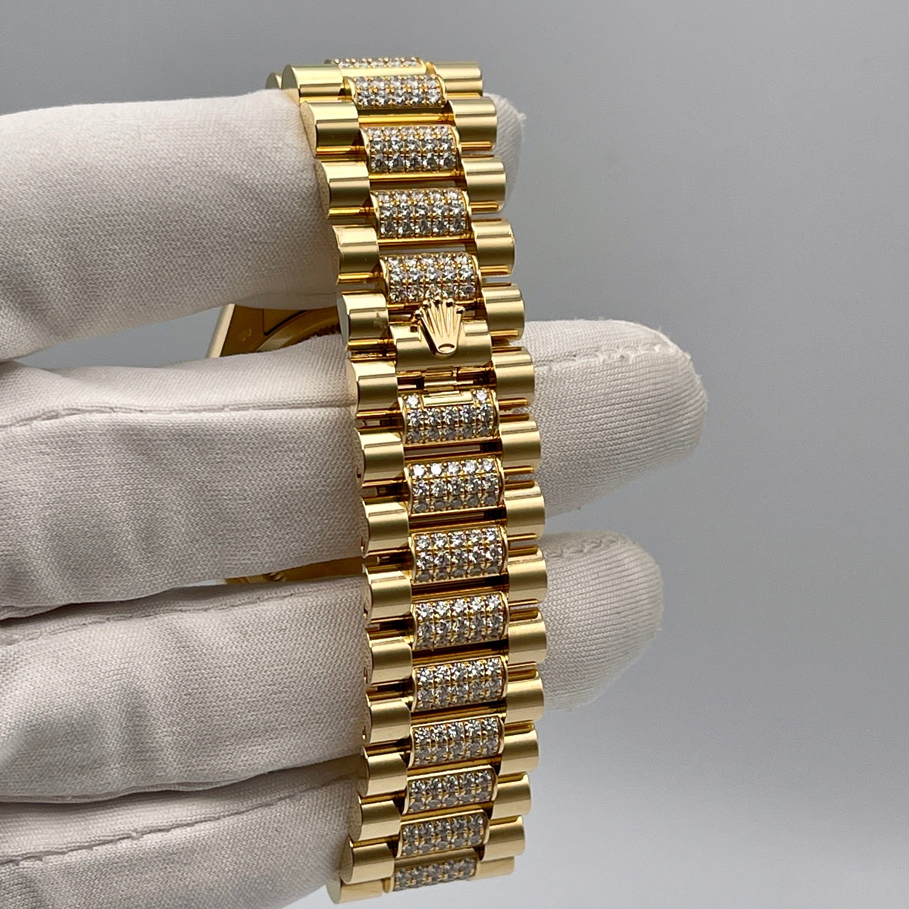 Rolex Day-Date 36 128238 Yellow Gold Champagne Diamond Dial - Image 6