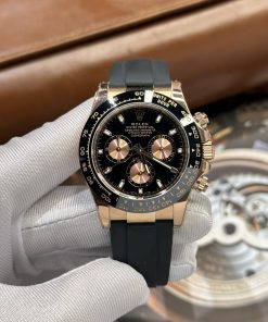 Rolex Cosmograph Daytona Replica Watches Black Dial Bezel Ceramic BT Factory 40mm