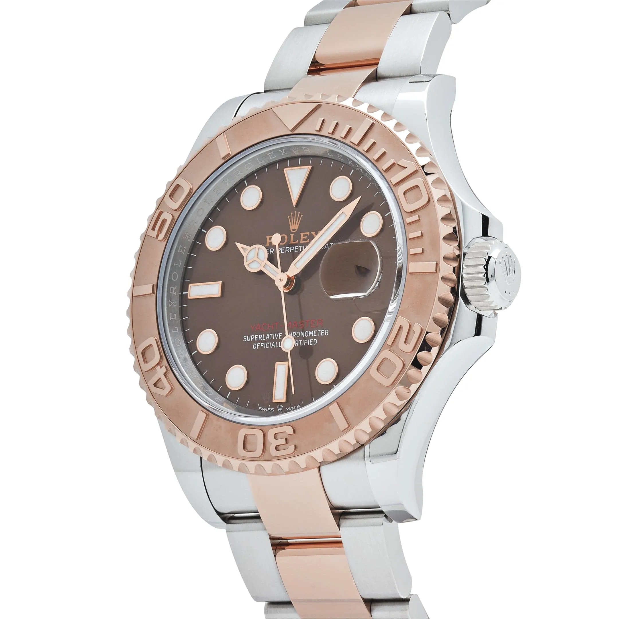 Rolex Yacht-Master 40 126621 Stainless Steel Rose Gold Brown Dial - Image 3