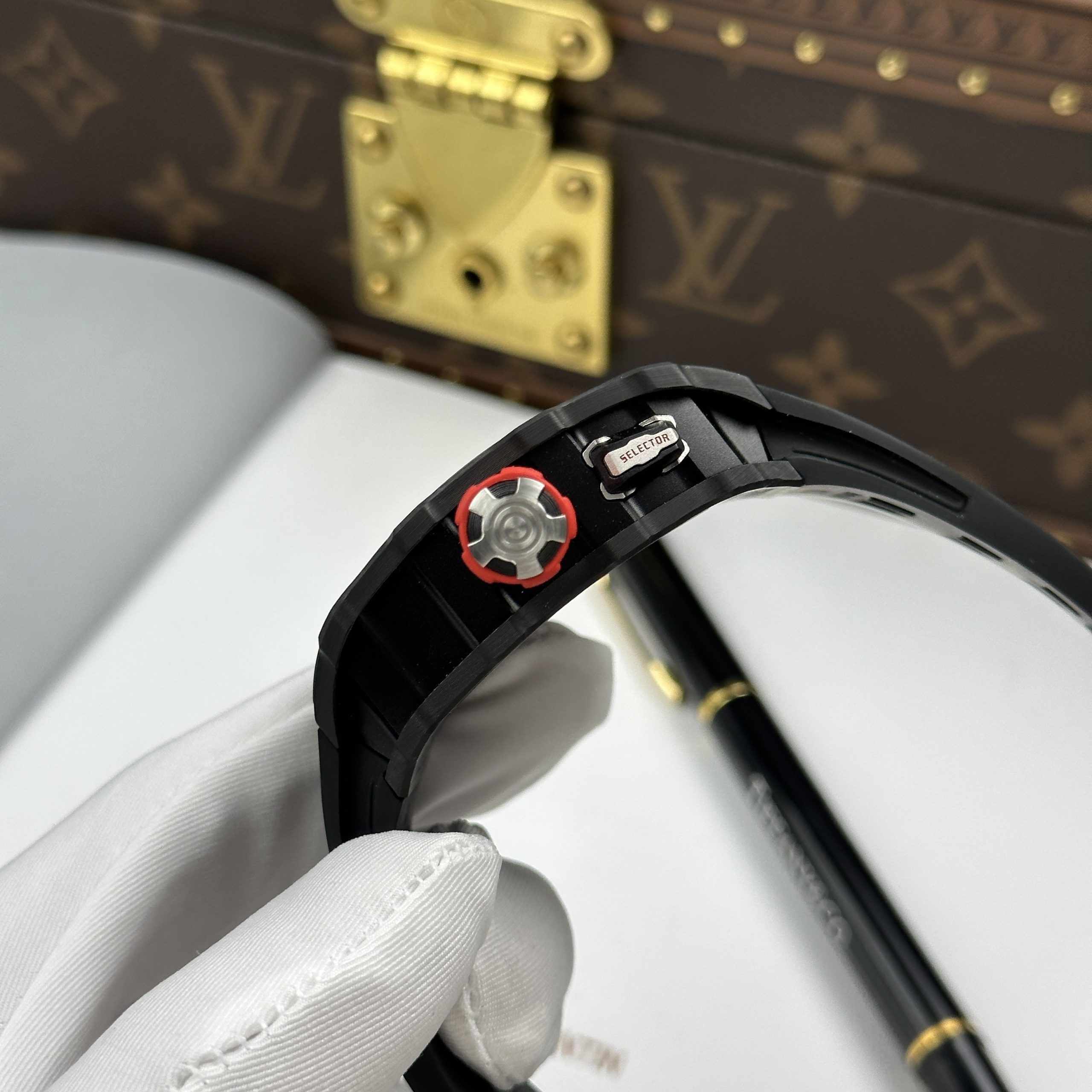 Richard Mille Replica 11 RM 35-03 Rafael Nadal Carbon TPT Case Black 43.2x50mm - Image 12