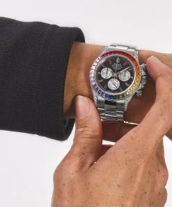 Alternative view of Rolex Daytona 116599RBOW ‘Rainbow’ White Gold 40mm