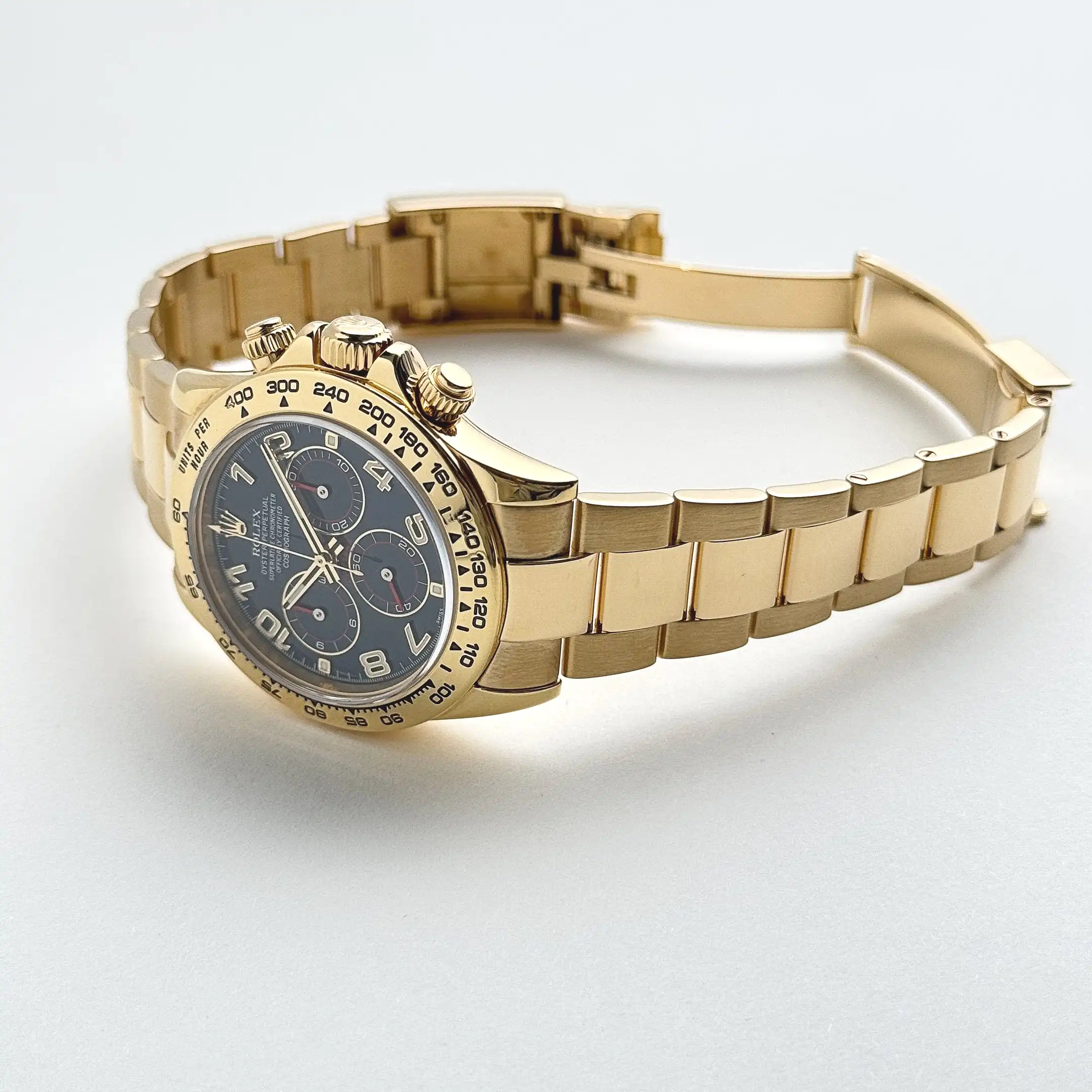 Rolex Daytona 116508 Yellow Gold Blue Racing Arabic 40mm - Image 3