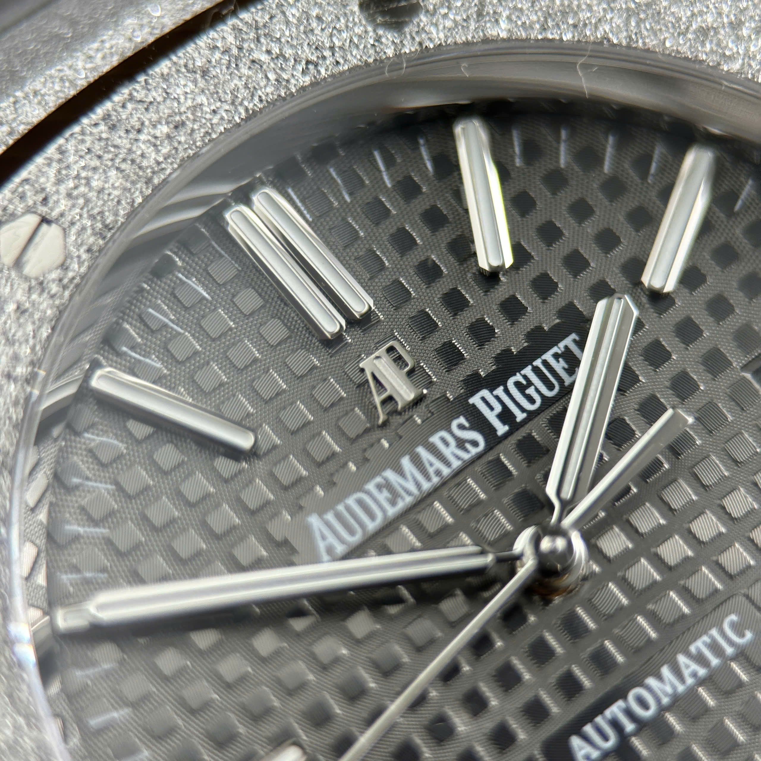 Audemars Piguet Rep11 Watch Royal Oak 15410 Frosted Gray Dial Factory APS 41mm - Image 6