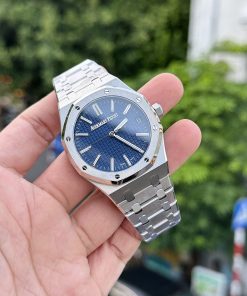 Alternative view of Audemars Piguet Royal Oak 15510ST Watch Blue Dial 41mm