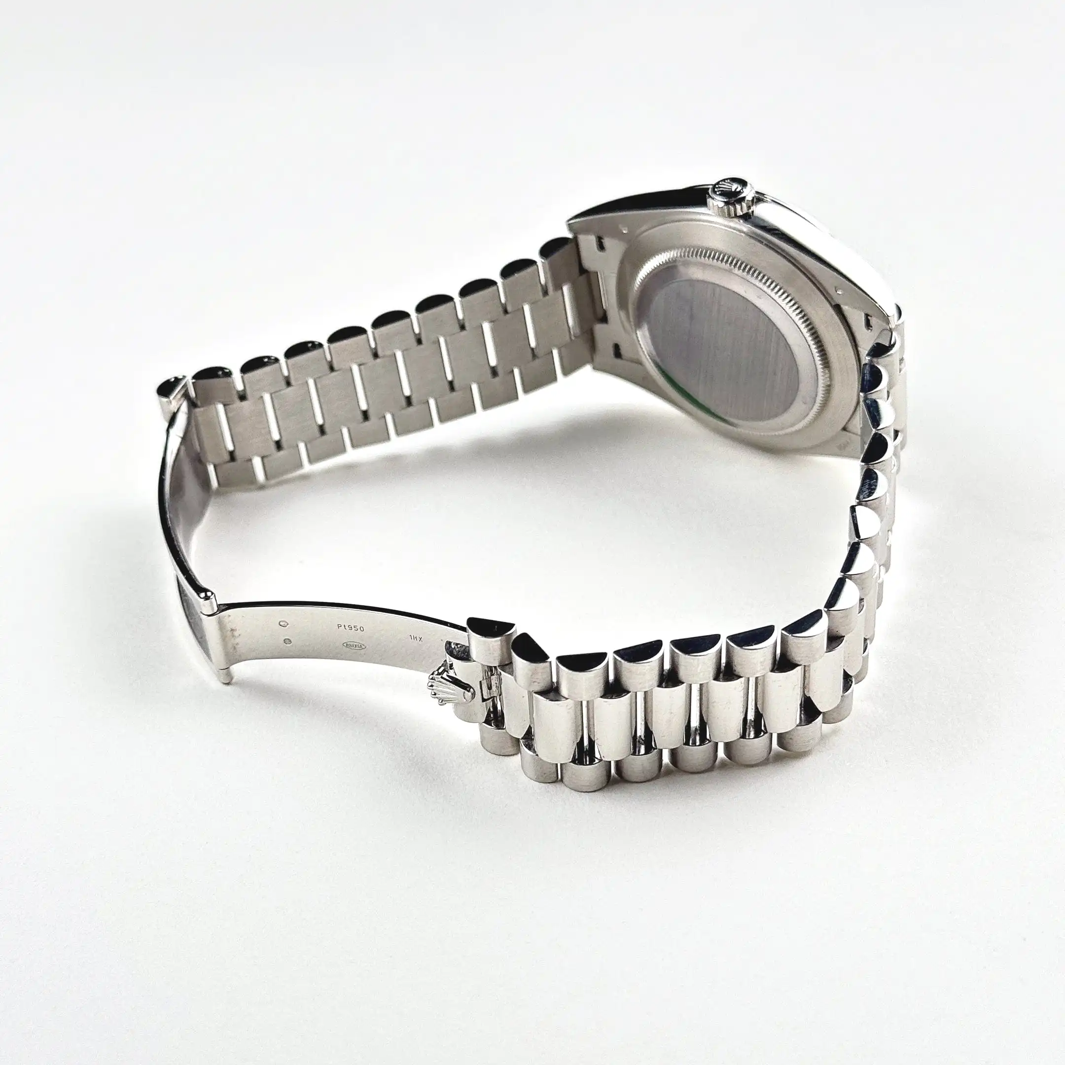 Rolex Day-Date 40 228206 Platinum Olive Green Arabic Dial - Image 9