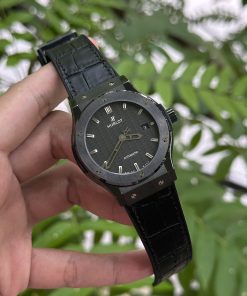 Hublot Classic Fusion Ceramic Carbon Dial Replica Watch JJZ 42mm