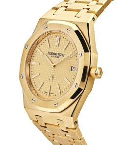 Alternative view of Audemars Piguet Royal Oak 15202BA.OO.1240BA.02 ‘Jumbo’ ’40th Anniversary’ Extra-Thin Yellow Gold