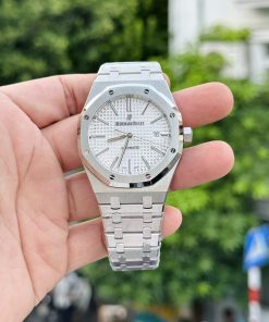 Audemars Piguet Royal Oak 15400ST Watch White Dial 41mm
