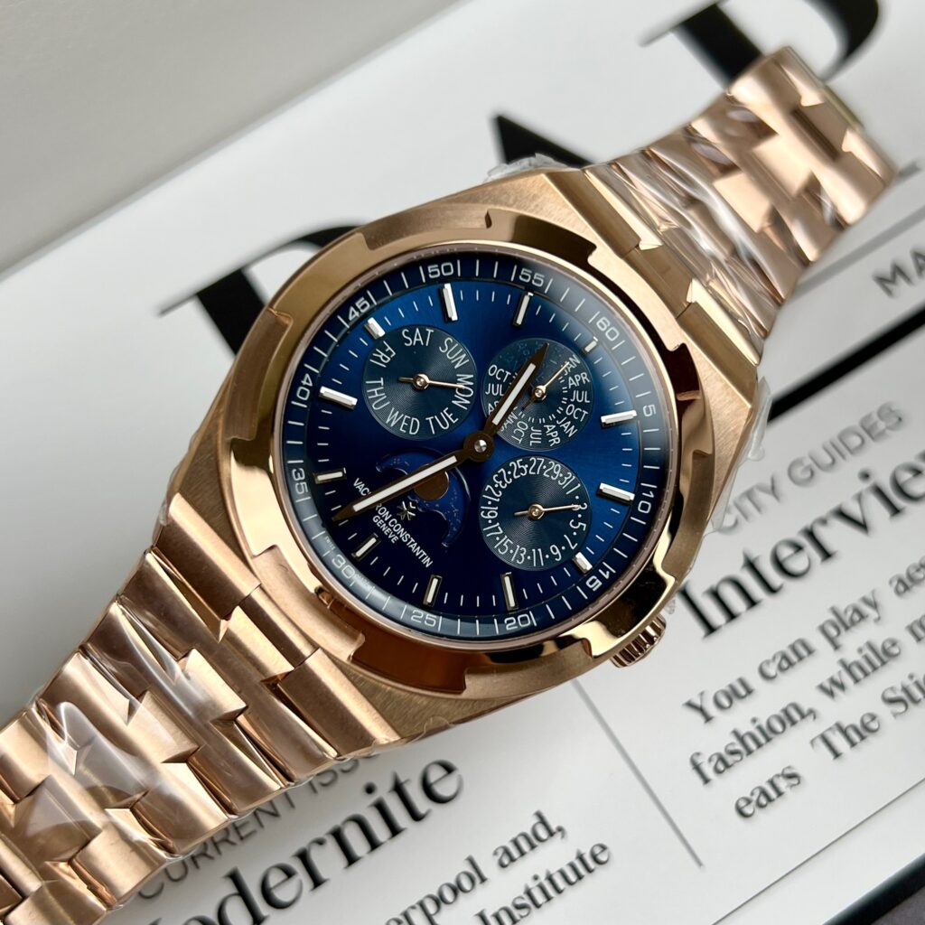 Vacheron Constantin Replica 11 Watch Overseas 5500V Blue Dial (2)