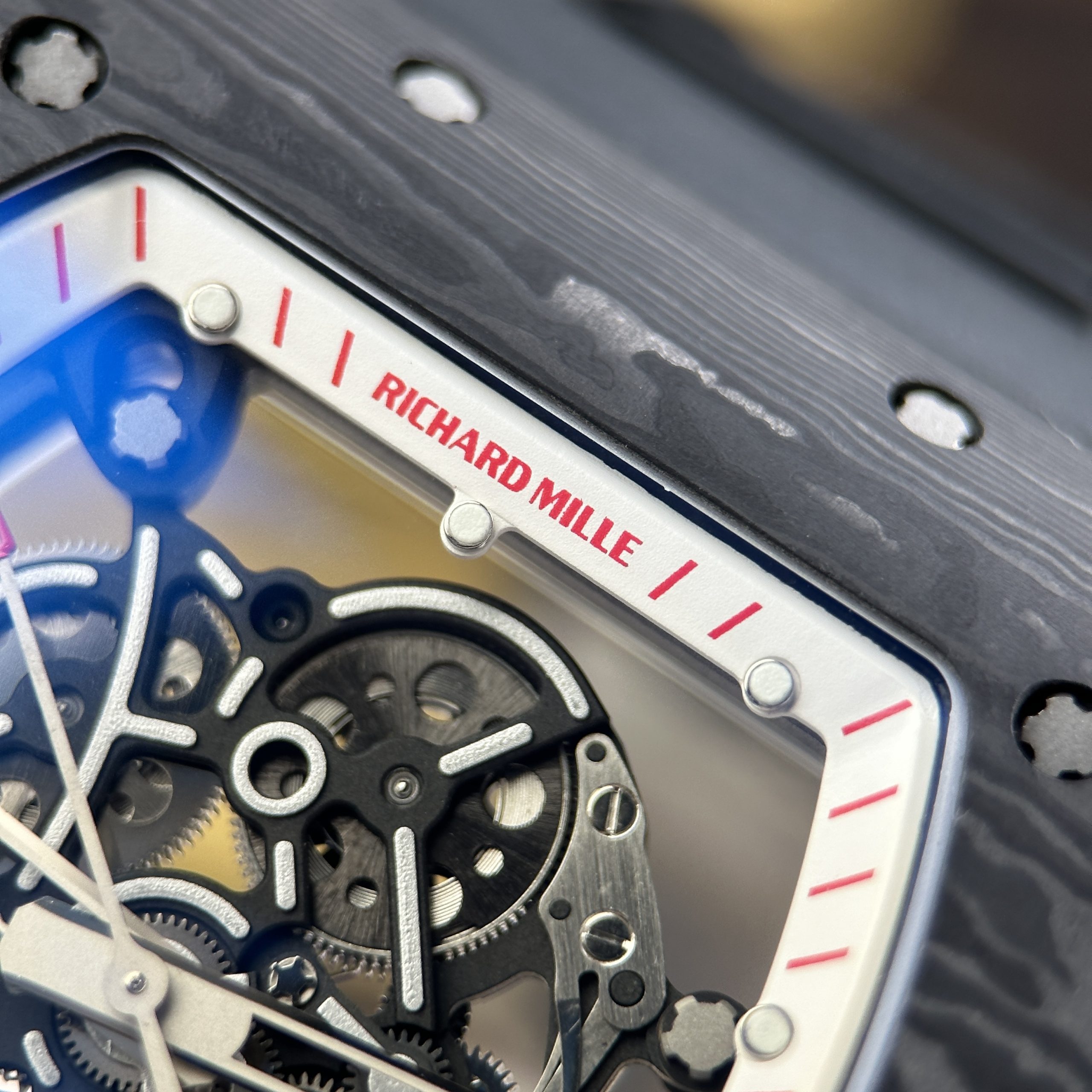 Richard Mille Carbon Crafting NTPT RM055 Black Rubber Strap ZF Factory 49.9×42.7mm - Image 7