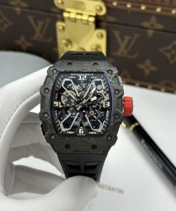 Richard Mille Replica 11 RM 35-03 Rafael Nadal Carbon TPT Case Black 43.2x50mm