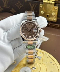 Rolex DateJust High-End Chocolate Brown Dial Oyster Strap Factory AR 36mm