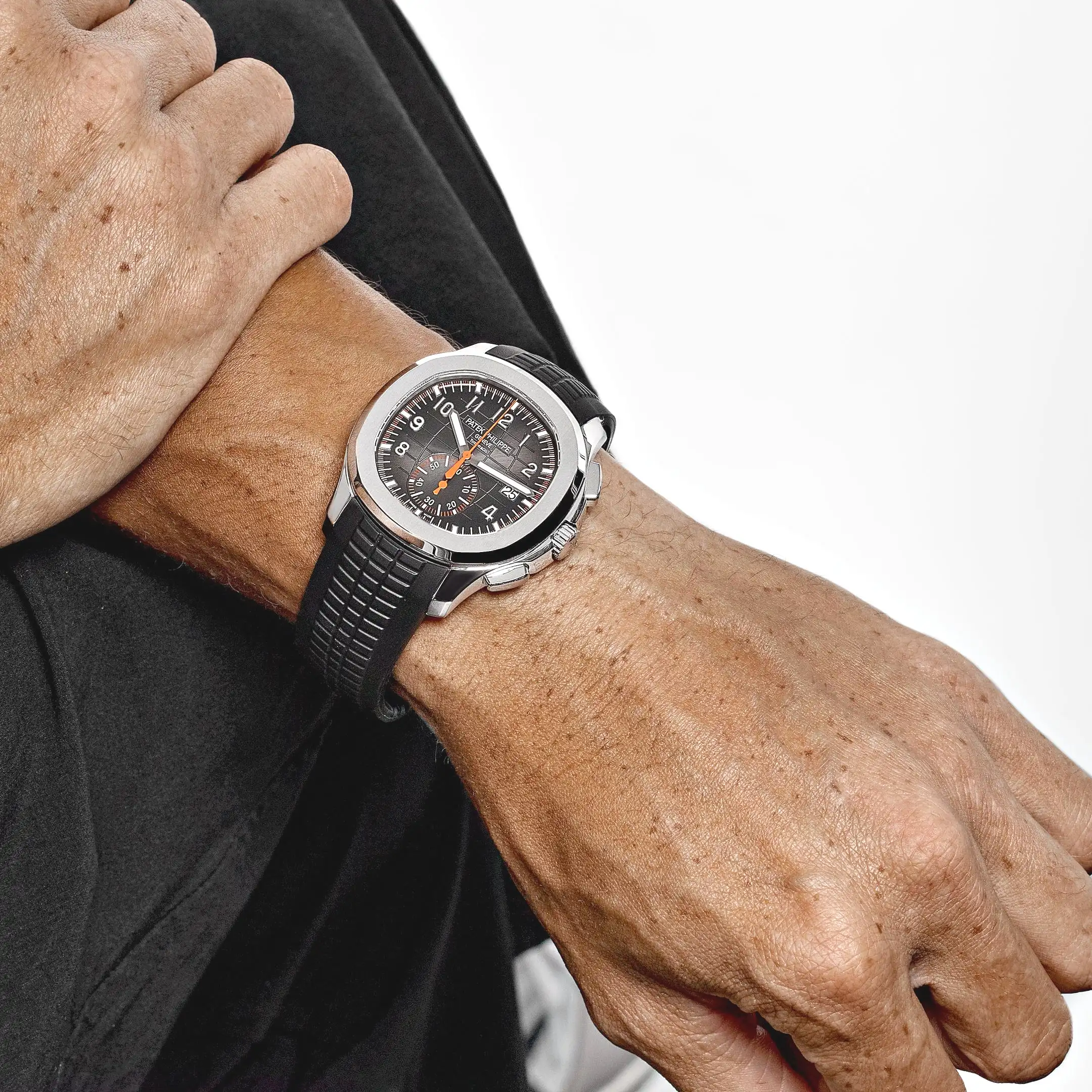 Patek Philippe Aquanaut Chronograph 5968A-001 ‘Tiffany & Co.’ Stainless Steel Black Dial - Image 2