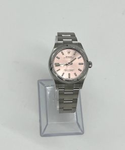 Alternative view of Rolex Oyster Perpetual 31 277200 ‘Ladies’ Stainless Steel Pink Dial