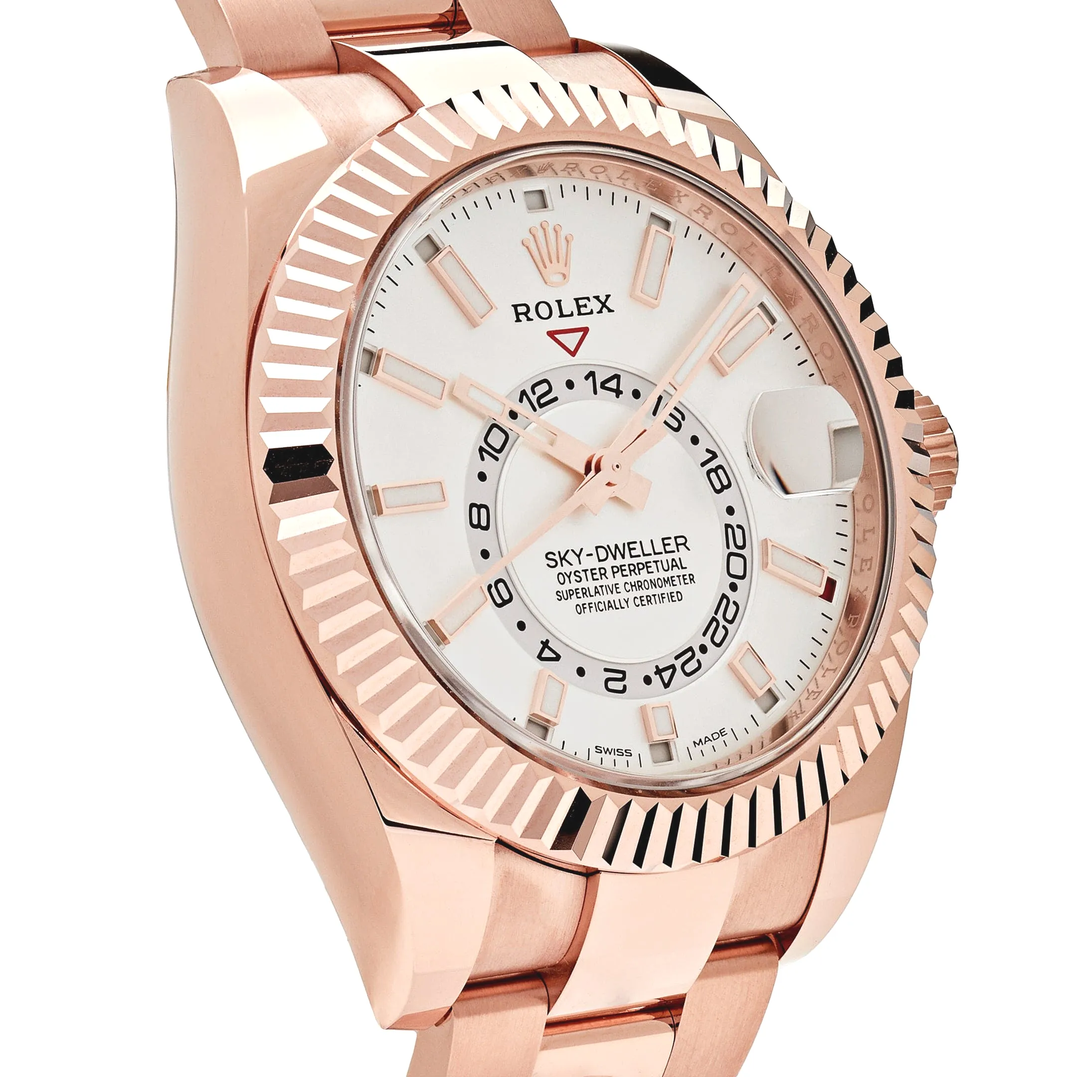 Rolex Sky-Dweller 326935 Rose Gold White Dial 42mm - Image 4