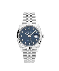 Rolex Datejust 41 126334 Stainless Steel Blue Diamond Dial Jubilee