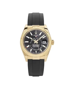 Rolex Sky-Dweller 326238 Yellow Gold  Bright Black Dial 42mm