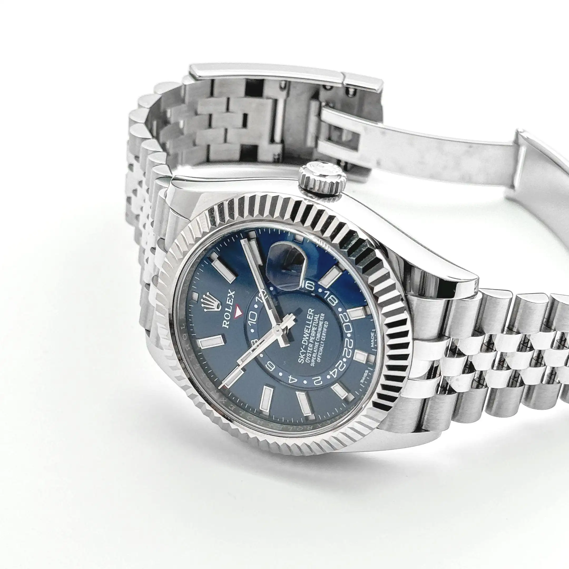 Rolex Sky-Dweller 326934 Stainless Steel Blue Dial Jubilee 42mm - Image 3