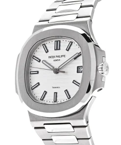 Alternative view of Patek Philippe Nautilus 5711/1A-011 ‘Tiffany & Co.’ Stainless Steel White Dial