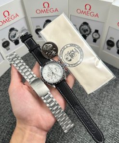 Omega Speedmaster Apollo 13 Snoopy Replica Watch White Dial New 2025 42mm