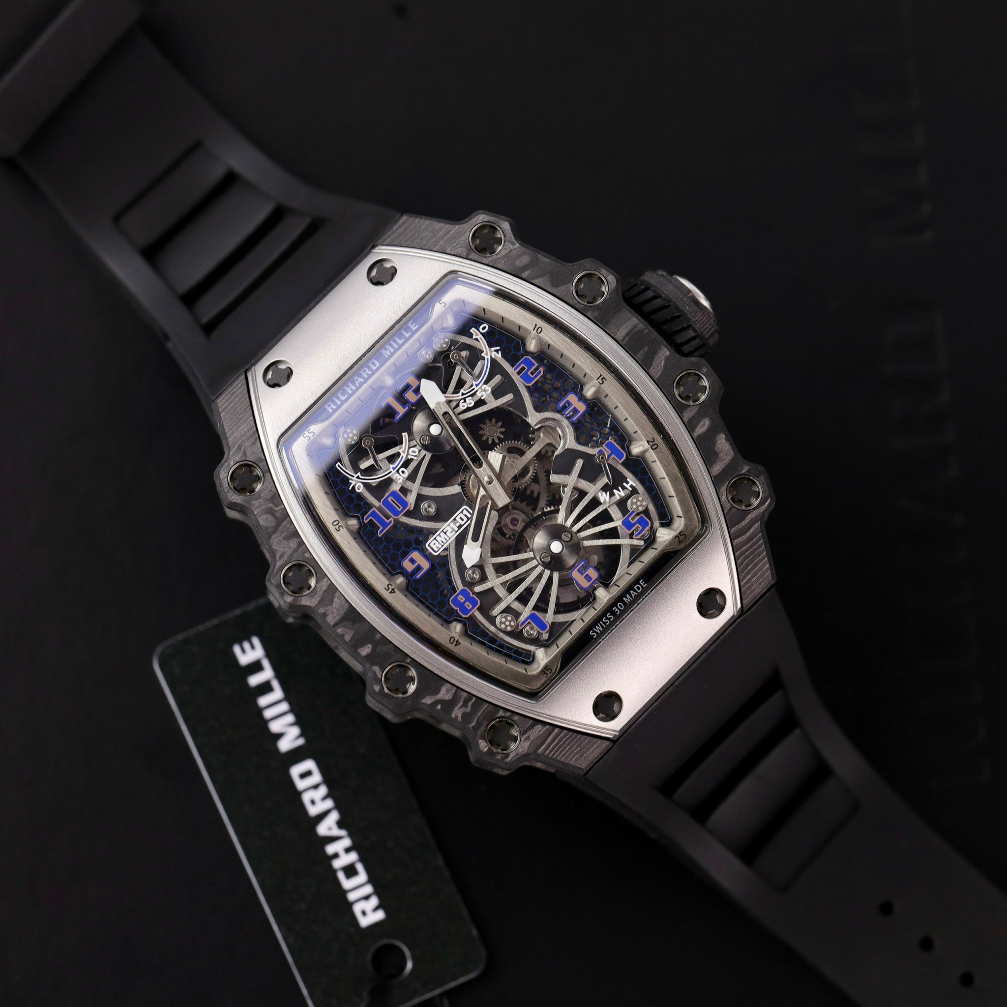 Richard Mille Watch RM21-01 Tourbillon Best Quality 43.7x50mm - Image 2