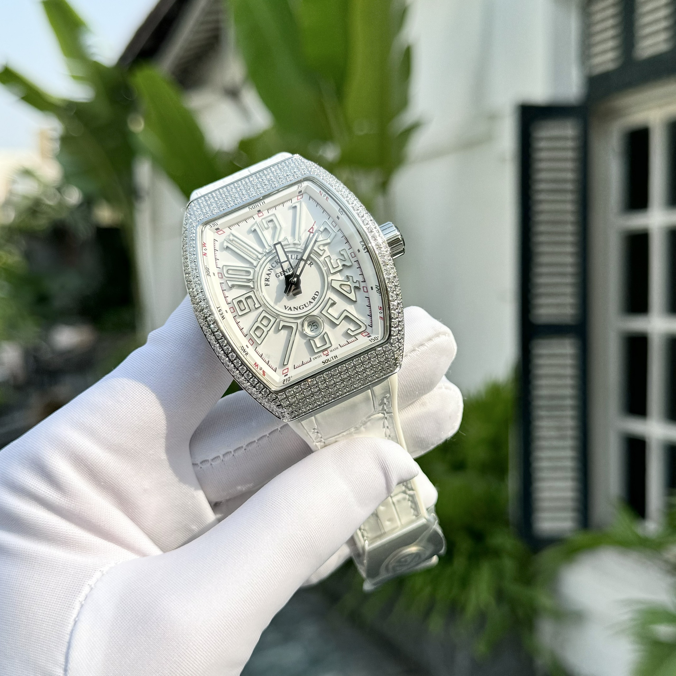 Franck Muller V45 Rep 11 Watch White Color ABF Factory 45mm - Image 3