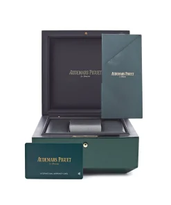 Alternative view of Audemars Piguet Royal Oak Flying Tourbillon Extra-Thin 26670ST.OO.1240ST.02 Stainless Steel Blue Dial