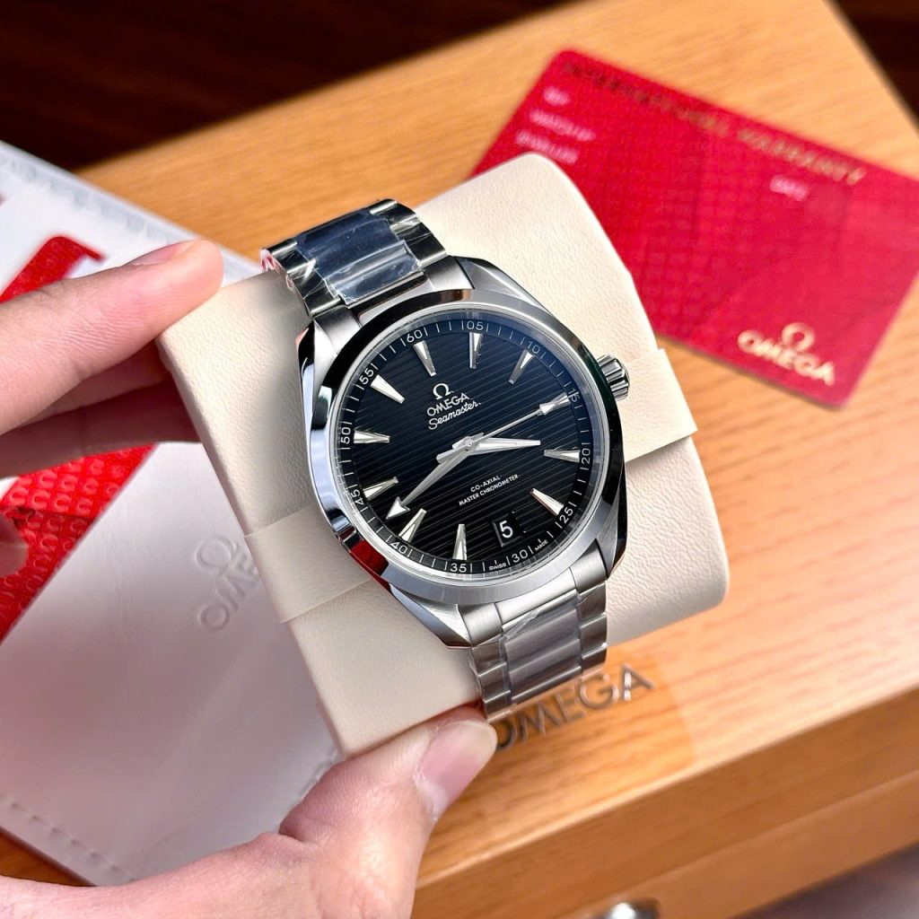 Đồng Hồ Omega Seamaster Replica 11 Aqua Terra 150M Cọc Số Dạ Quang Nhà Máy VS 41mm