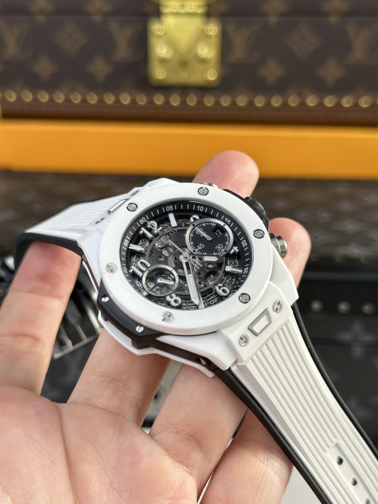 Hublot Big Bang Unico White Ceramic Replica Watch BBF Factory (3)
