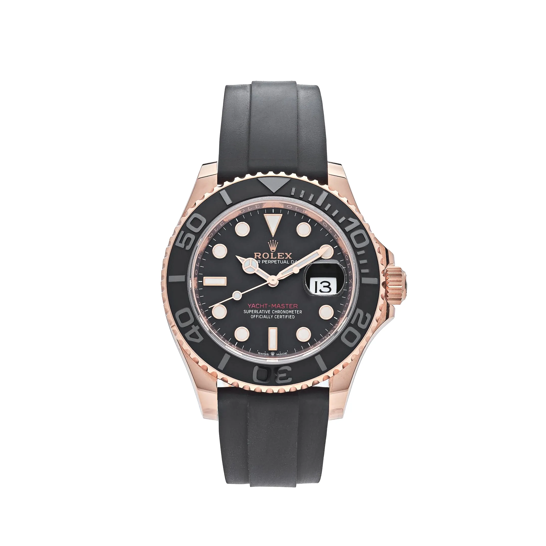 Rolex Yacht-Master 126655 Rose Gold Black Dial 40mm