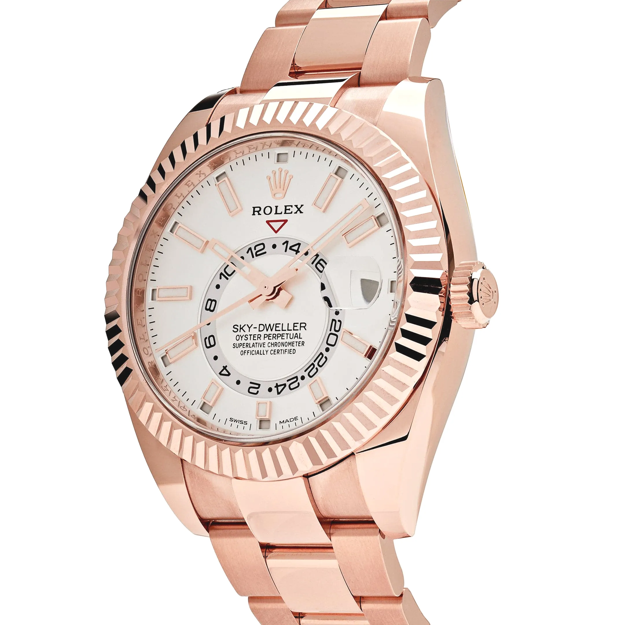 Rolex Sky-Dweller 326935 Rose Gold White Dial 42mm - Image 3