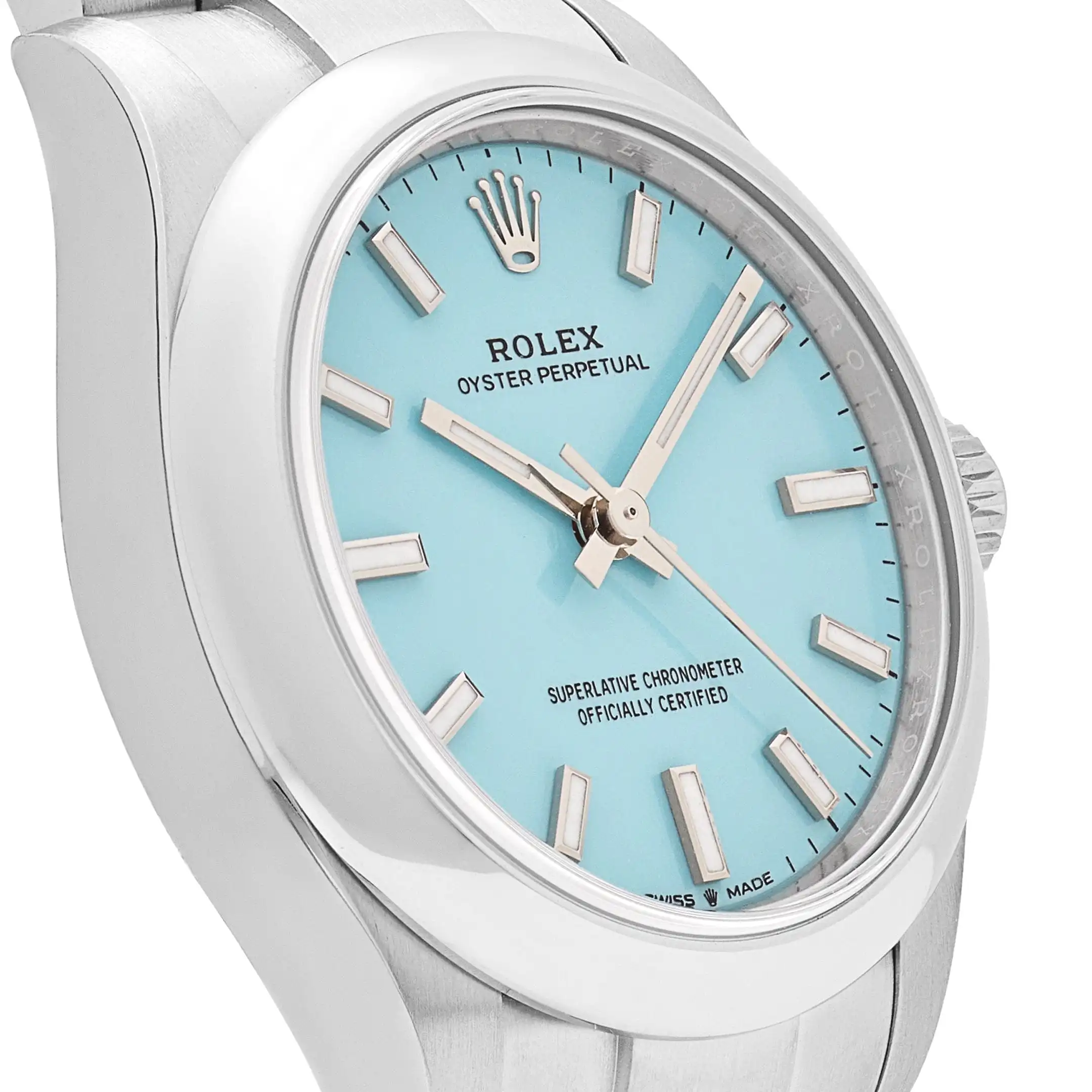 Rolex Oyster Perpetual 31 277200 ‘Ladies’ Stainless Steel Turquoise Dial - Image 5