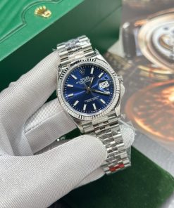 Alternative view of Rolex DateJust 126234 Fake Watches VS Factory Blue Dial 36mm
