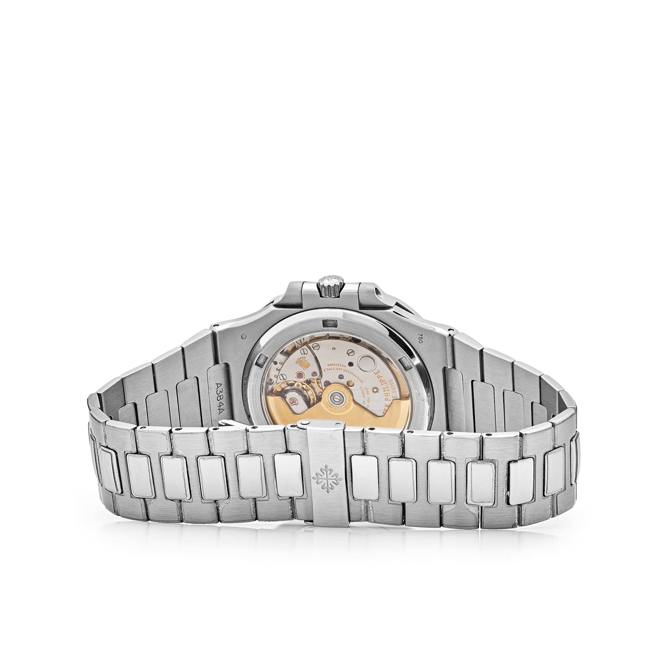 Patek Philippe Nautilus 3711/1G-001 Date White Gold Black Dial - Image 6