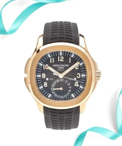 Patek Philippe Aquanaut 5164R-001 ‘Travel Time Tiffany & Co.’ Rose Gold Brown Dial