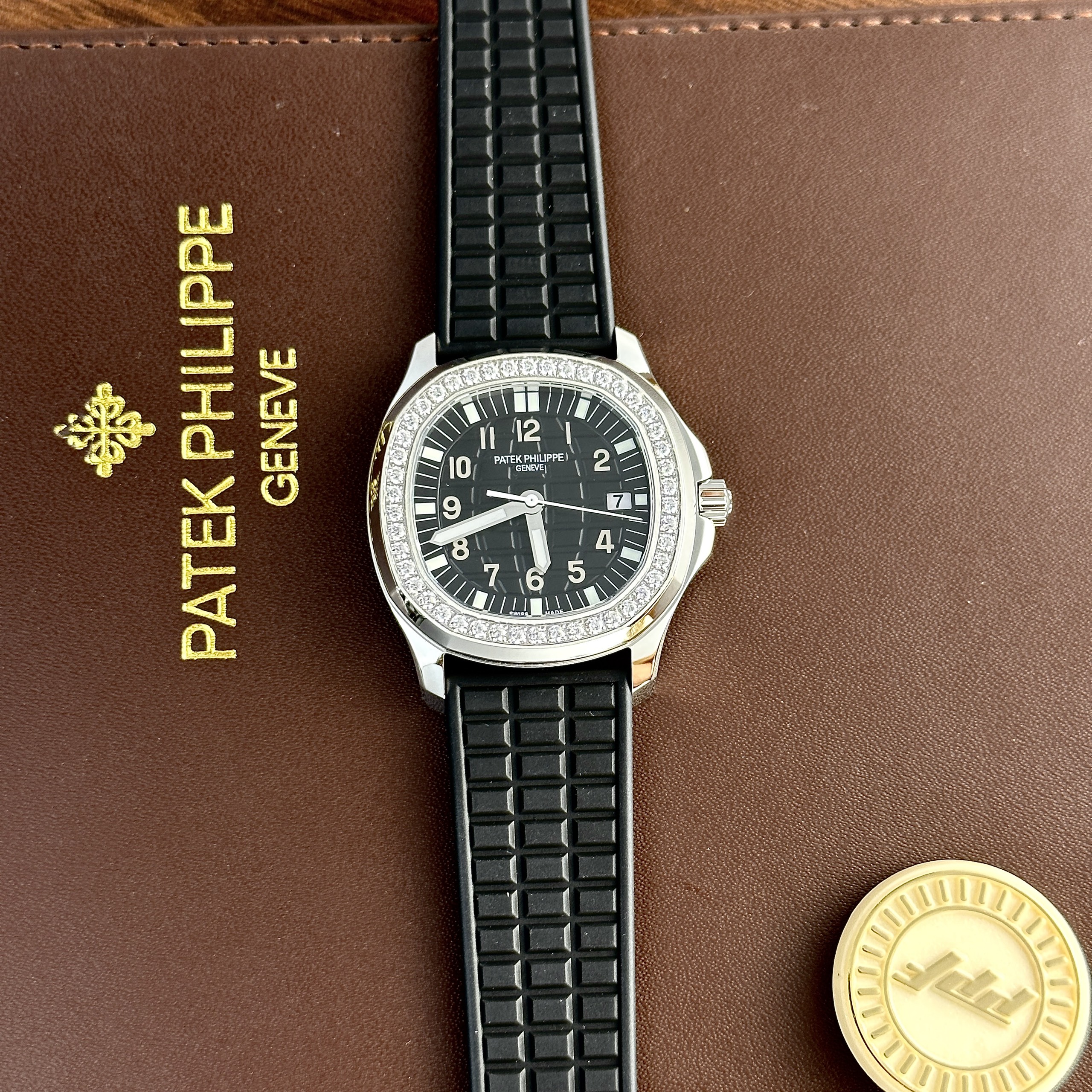 Patek Philippe Aquanaut 5067 Watch Black Rubber PPF 35.6mm