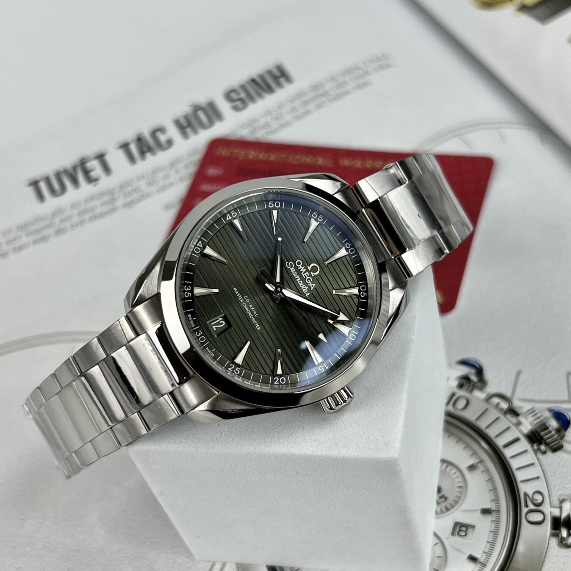Omega Best Replica Seamaster Aqua Terra Green Dial VS Factory 41mm - Image 3