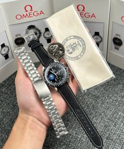 Omega Best Quality Watch Speedmaster Silver Snoopy 50th Anniversary Edition Black Dial New 2025 42mm