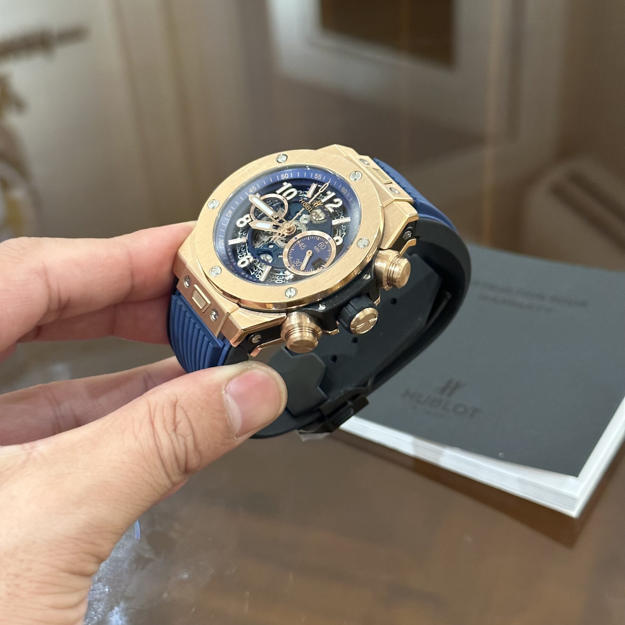 Hublot Big Bang Unico King Gold Blue Men’s Watch 42mm - Image 6