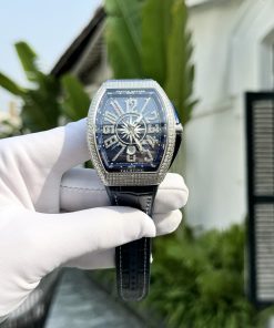 Franck Muller Vanguard V45 Blue Rubber Strap ABF Factory 45mm