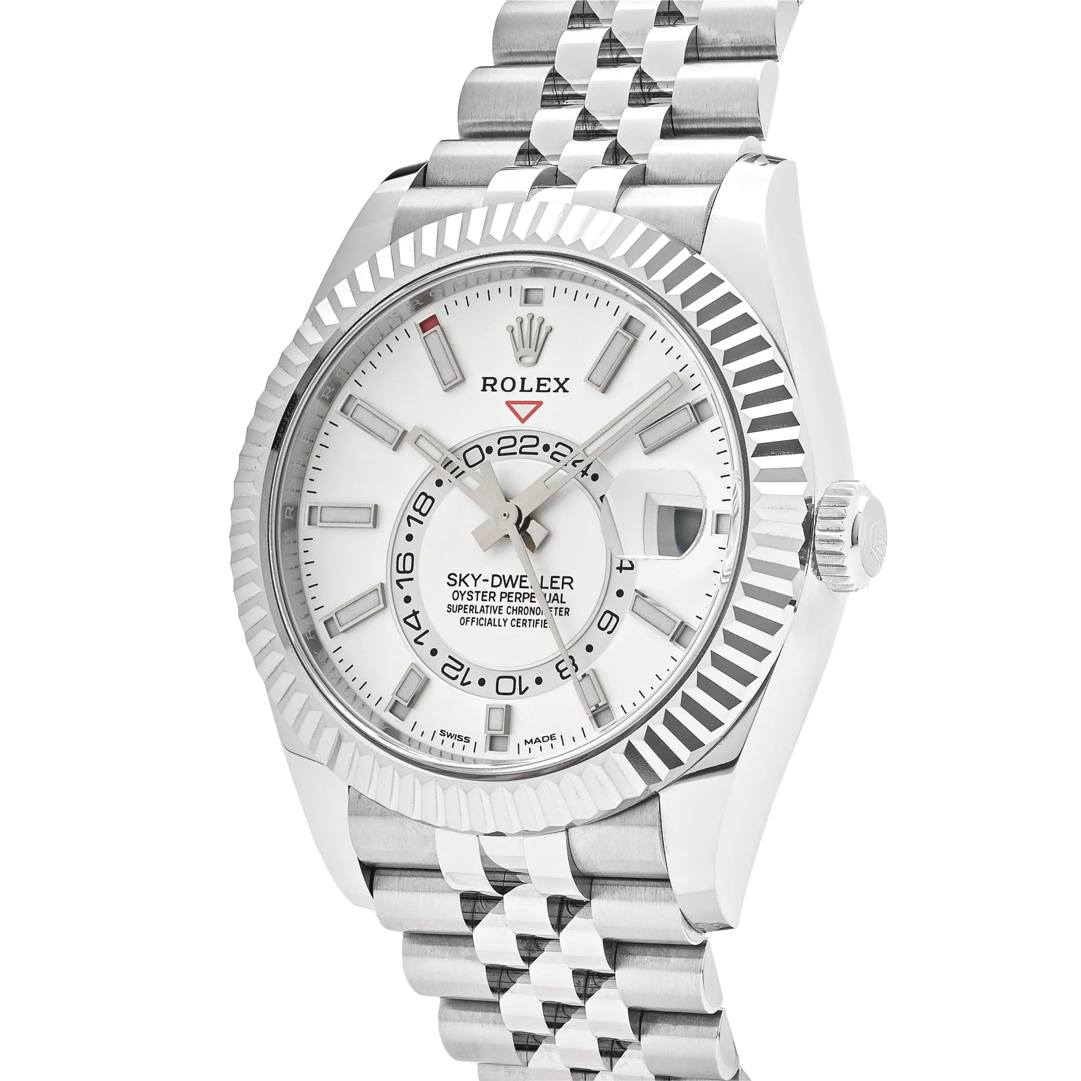 Rolex Sky-Dweller 336934 Stainless Steel White Dial Jubilee 42mm - Image 3