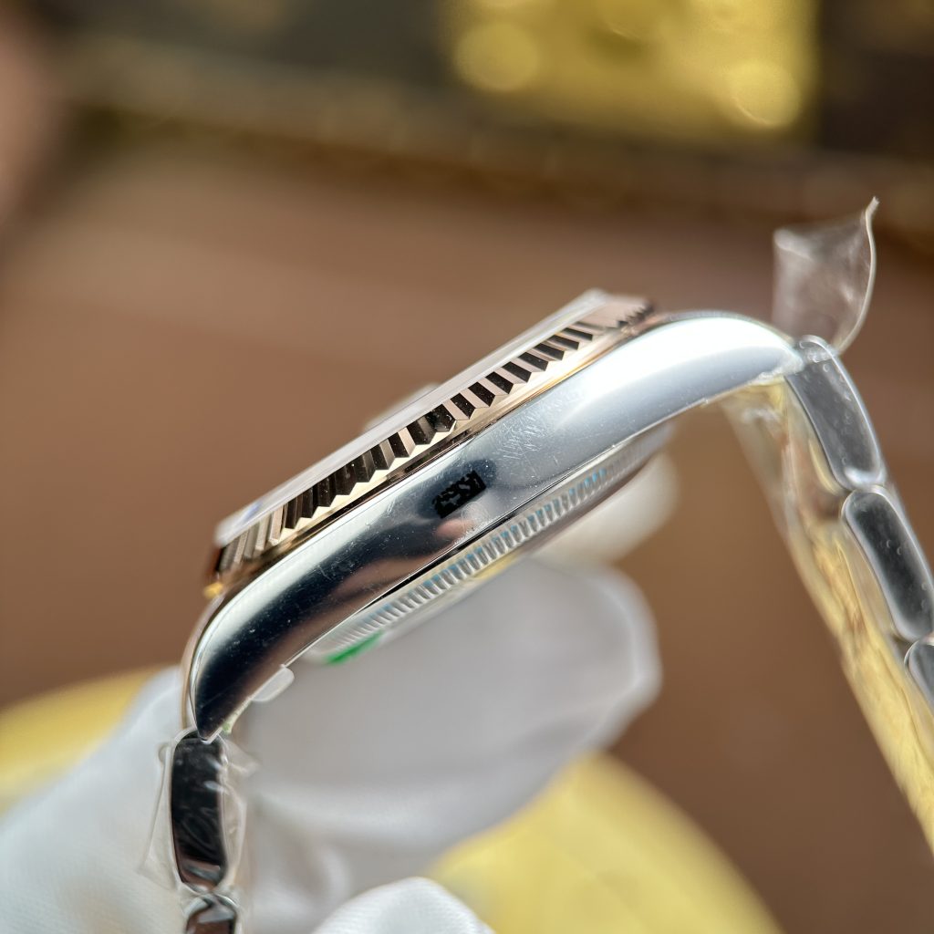  Đồng Hồ Rolex DateJust Chế Tác Cao Cấp Mặt Số Màu Nâu Dây Oyster Nhà Máy AR 36mm 