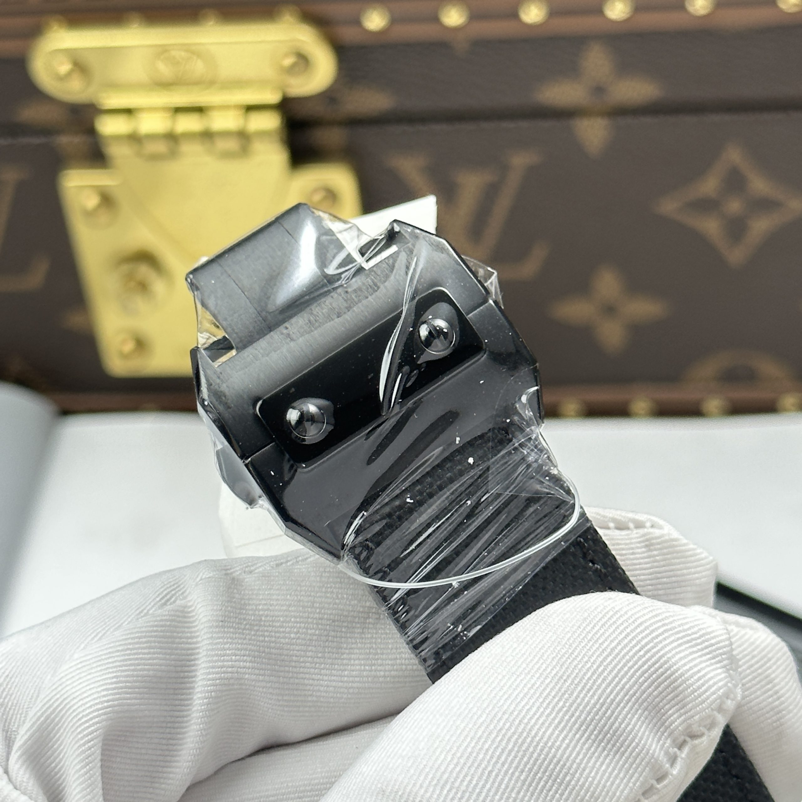 Cartier Santos 100 XL Replica Luxury Watch AlLC Plated Case Black Dial 41x51mm - Image 9