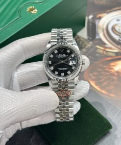 Rolex DateJust 126234 Replica Watches Clean Factory Black Dial 36mm