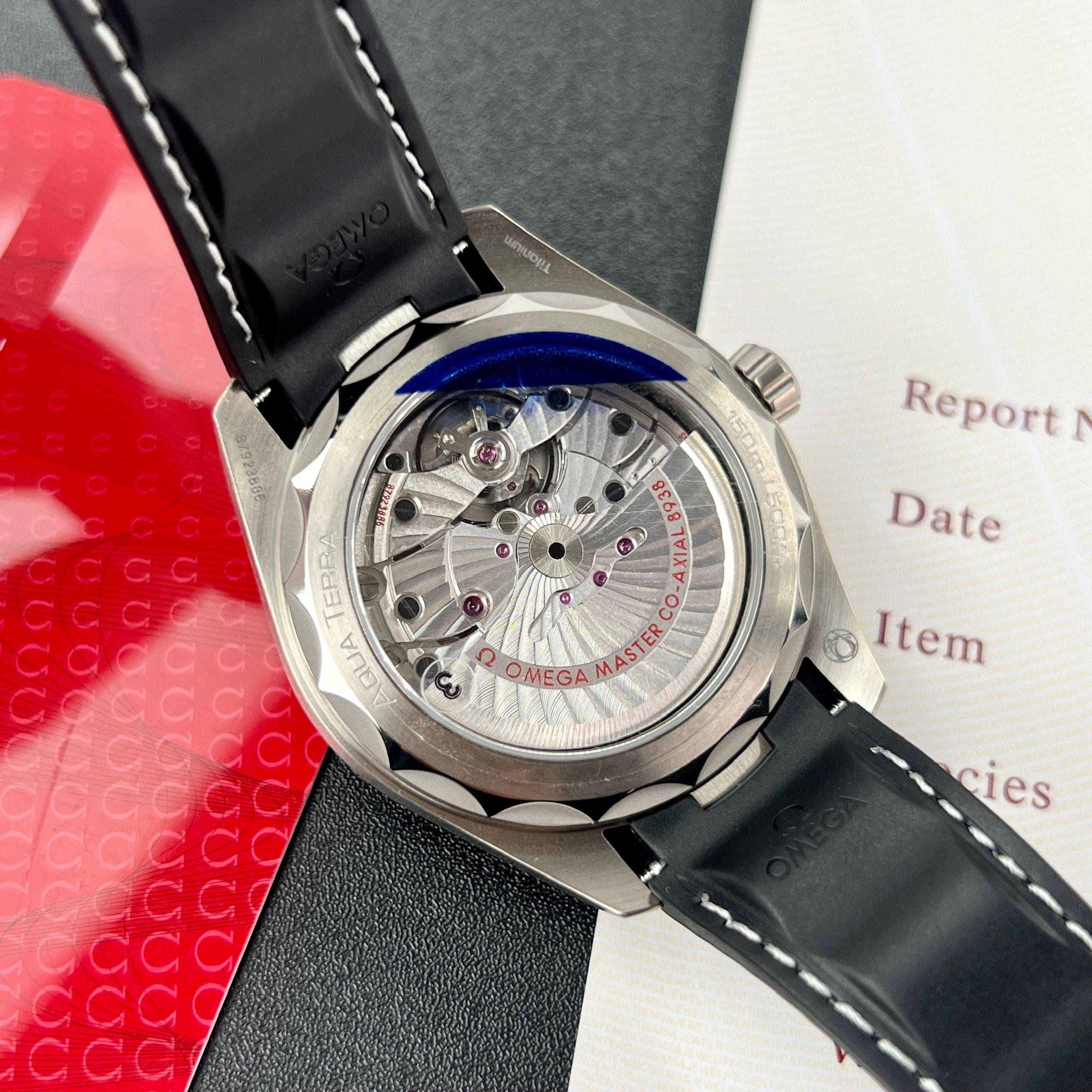 Omega Seamaster Aqua Terra Worldtimer Replica 11 Watch Rubber Strap 43mm - Image 9