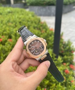 Alternative view of Patek Philippe Nautilus Watch Demi Rose GR Factory 40mm